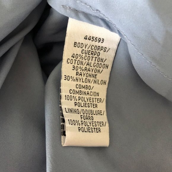 NWT Monique Lhuillier Blue Lace Tiered Dress Size 4 - Picture 11 of 12